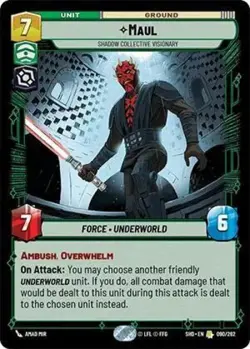 Maul Shadow Collective Visionary (Star Wars Unlimited) Normal - Image 1