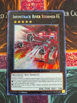 Yu-Gi-Oh! TCG Infinitrack River Stormer INCH-EN007 Secret Rare 1st Edition NM - Image 1