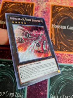 Yu-Gi-Oh! TCG Infinitrack River Stormer INCH-EN007 Secret Rare 1st Edition NM - Image 2
