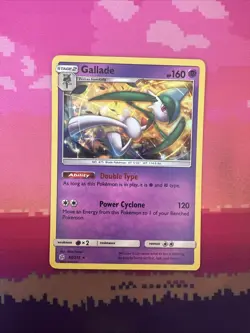 Pokemon Card Gallade Cosmic Eclipse Holo Rare 82/236 Near Mint - Image 1