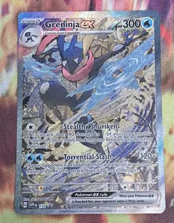 Greninja EX 132 Full Art Scarlet & Violet Promo Pokemon Card 2024. NM-MINT - Image 1