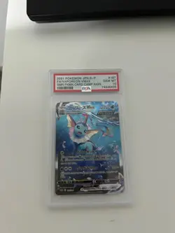 PSA 10 Vaporeon VMAX 187/S-P Pokemon Summer Promo Pokemon Card Japanese 2021 - Image 1
