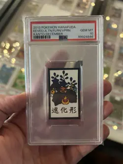 2013 Pokemon Hanafuda Kanto December Eevee/Flareon/Jolteon/Vaporeon PSA 10 - Image 1