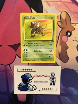 Carte Pokemon Wizards Jungle Scarabrute Rare 25/64 Francais Vf Fr - Image 1