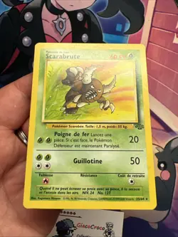Carte Pokemon Wizards Jungle Scarabrute Rare 25/64 Francais Vf Fr - Image 2