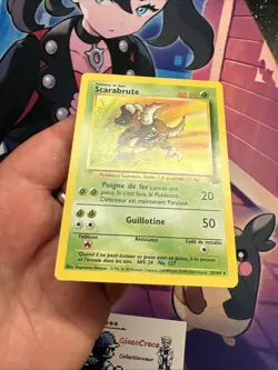 Carte Pokemon Wizards Jungle Scarabrute Rare 25/64 Francais Vf Fr - Image 3