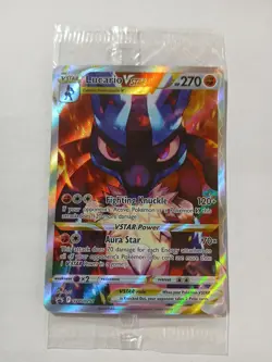 Pokemon Lucario Vstar Sword And Shield Promo Mint Condition ●137 - Image 1