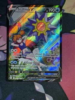 2022 Pokemon Sword & Shield Astral Radiance Full Art STARMIE V #TG13 - Image 1