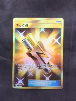 Pokemon Cards: Cosmic Eclipse Secret Rare: Tag Call 270/236 - Image 1