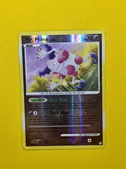 Pokemon Mr Mime 30/123 Reverse Holo Rare - Mysterious Treasures TCG Card - 2007 - Image 1