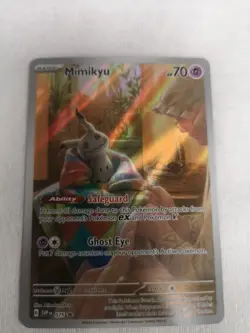 Mimikyu SVP 075 Full Art Black Star Promo Pokemon Paldean Fates Card - Image 1