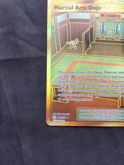 Pokemon Cards: Cosmic Eclipse Secret Rare: Martial Arts Dojo 268/236 - Image 5