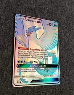 Articuno GX SV54/SV94 Hidden Fates: Shiny Vault Holo Pokemon TCG - Image 4