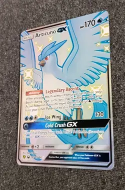Articuno GX SV54/SV94 Hidden Fates: Shiny Vault Holo Pokemon TCG - Image 5