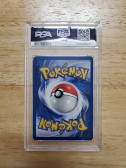 Pokemon PSA 7 NM 2000 Dark Blastoise 1st Edition Team Rocket Holo Card Swirl - Image 2