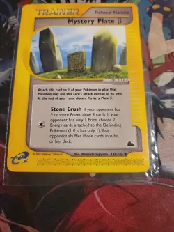 Pokemon Cards Mystery Plate Beta 134/144 Uncommon Skyridge WOTC - (NM-) - Image 2