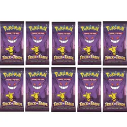 🎃POKEMON X10 BOOSTER SET TRICK OR TRADE 2022 1st FIRST ED. HALLOWEEN ENG SEALED - Image 1