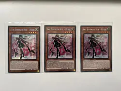 ☆ 3 x Sky Striker Ace - Roze MP21-EN005 Secret Rare 1st Edition YuGiOh ☆ - Image 1