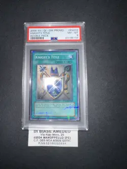 YU GI OH PSA 8 KNIGHT’S TITLE ROD-EN002 DOUBLE PACK PROMO YU-Gi-OH ENGLISH 2006 - Image 2