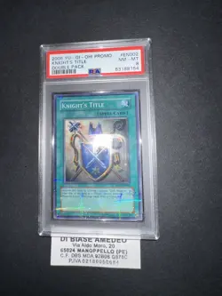 YU GI OH PSA 8 KNIGHT’S TITLE ROD-EN002 DOUBLE PACK PROMO YU-Gi-OH ENGLISH 2006 - Image 4