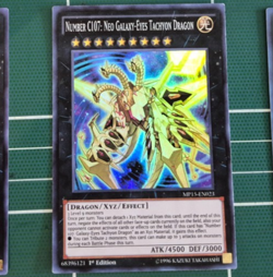Number C107: Neo Galaxy-Eyes Tachyon Dragon - MP15-EN023 - Super Rare NM - Image 1