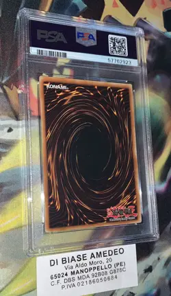 YU GI OH PSA 7 RESHEF THE DARK BEING TLM-EN033 1st EDITION ULTIMATE RARE 2005! - Image 3