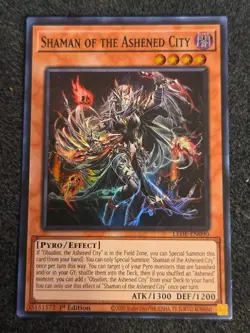 Shaman of the Ashened City 1st Edition Super Rare LEDE-EN090 Yu-Gi-Oh! - Image 1