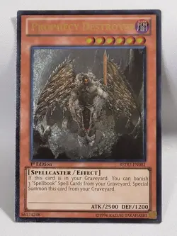 YuGiOh TCG Prophecy Destroyer 1st Edition Ultimate Rare REDU-EN081 NM - Image 1
