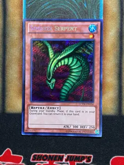 Yugioh Sinister Serpent LCYW-EN154 Secret Rare LP - Image 1