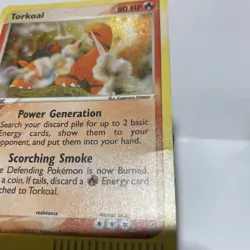 Pokemon Cards: Torkoal 12/97 EX Dragon Holo Rare 2003 E-Series VINTAGE ✨ - Image 3