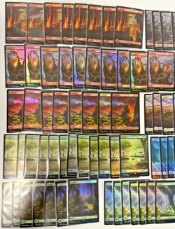 MTG Final Fantasy Full Art Foil Lands Set - 130x Card Lot Magic Gathering Series - Image 2