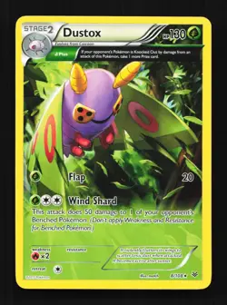 Dustox 8/108 LP Roaring Skies English Pokemon Card TCG - Image 1