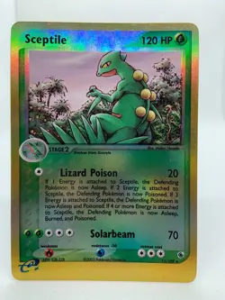Sceptile 11/109 Ruby Sapphire Reverse Holo Rare 2003 Pokemon Card - Image 1