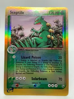 Sceptile 11/109 Ruby Sapphire Reverse Holo Rare 2003 Pokemon Card - Image 2
