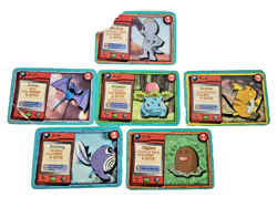Lot of 6 Vintage Pokemon Jr. Adventure Card Game 1999 Cards LOW GRADE/FLAWS - Image 1