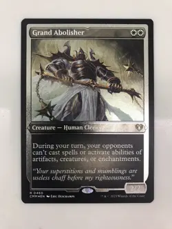 Grand Abolisher Etched Foil MTG Magic the Gathering Card NM Mint Commander CMM - Image 1