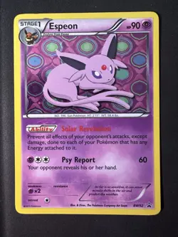 Pokemon TCG Espeon Black & White BW92 Black Star Promo Holo Card - Image 1