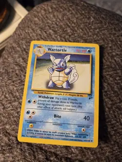 Pokemon Card Base Set 2 Wartortle 63/130 - Image 1