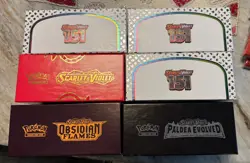 ETB Full Of Random Bulk Recent Pokemon Cards, Holos, Dividers , Sleeves Etc. - Image 3