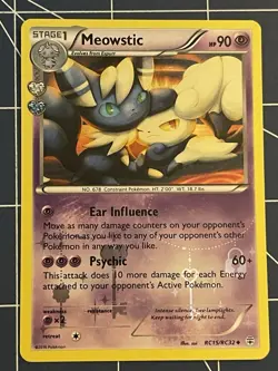 Pokemon TCG Meowstic Generations Radiant Collection Holo Card RC15/RC32 NM - Image 1