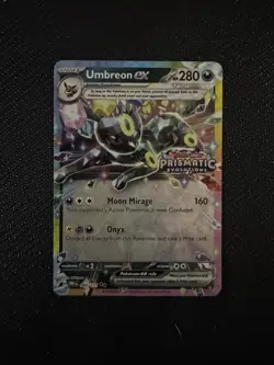 Pokemon Umbreon EX Stamped Prismatic Evolutions Promo Card 60/131 - Image 1