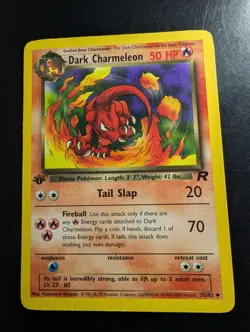 Dark Charmeleon 32/82 - 1st Edition Team Rocket - Pokemon Card - Played - Image 1