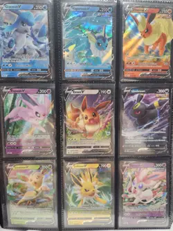 Eevee Evolutions V Promo Complete SWSH 9 Card Set Eeveelutions Pokemon TCG - Image 1