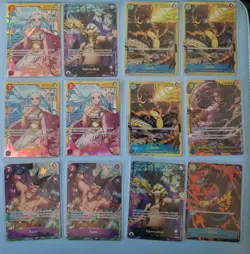 One Piece TCG Card Lot of 63 Textured Alternate Arts English! - Image 1