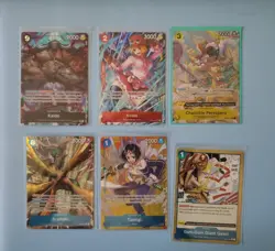One Piece TCG Card Lot of 63 Textured Alternate Arts English! - Image 3