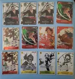 One Piece TCG Card Lot of 63 Textured Alternate Arts English! - Image 4