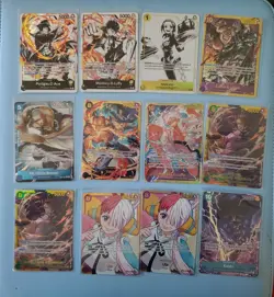 One Piece TCG Card Lot of 63 Textured Alternate Arts English! - Image 5