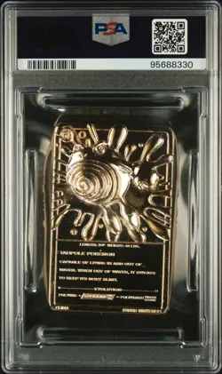 1999 BURGER KING POKEMON GOLD CARD POLIWHIRL NEAR MINT PSA 8 - Image 2