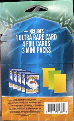 Pokemon 3 Mini Packs 1Ultra Rare 4 Foil Cards - Image 2