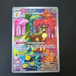 Pokemon TCG Sawsbuck Scarlet & Violet Temporal Forces Holo Card 166/162 - Image 1